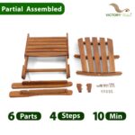 Collapsible Adirondack Chair 440 LBS Waterproof UV Outdoor