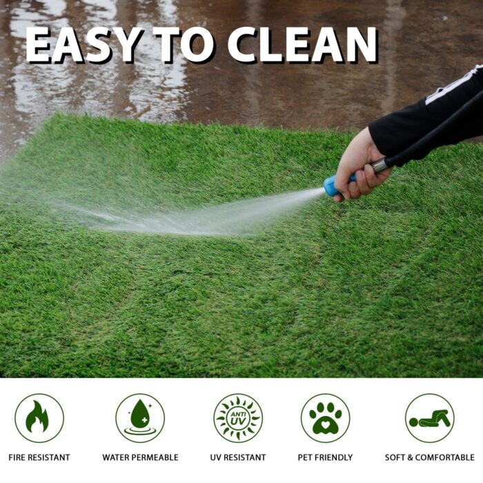 10-Piece Artificial Grass Turf Tiles for Indoor/Outdoor