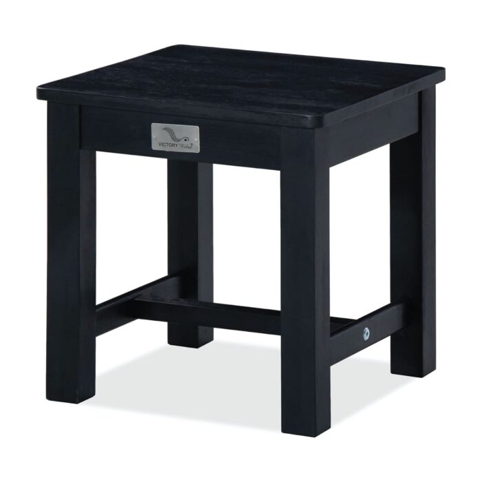 12-Inch Acacia Wood Step Stool for Indoor Use