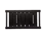 2-Tier Acacia Wood Shower Stool with Storage Shelf