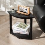 Acacia Corner Shower Stool Waterproof Bath Bench with Shelf