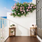 Acacia Corner Shower Stool Waterproof Bath Bench with Shelf