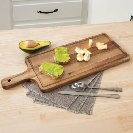 Acacia Wood Cutting Board Round for Kitchen & Dining