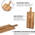 Acacia Wood Cutting Board Round for Kitchen & Dining