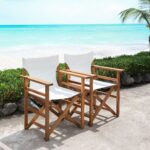 Acacia Wood Director Chair for Outdoor & Indoor Use