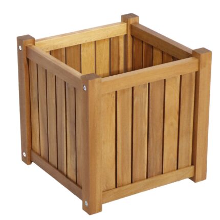 Acacia Wood Planter Box, 14 Inch for Garden