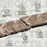 Deck Tiles 12 Slats, VR Logo, 27 Pcs Set