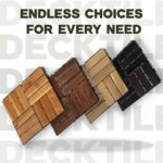 Deck Tiles 12 Slats, VR Logo, 27 Pcs Set