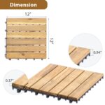 Deck Tiles 6 Slats, VR Logo, 27 Pcs Set