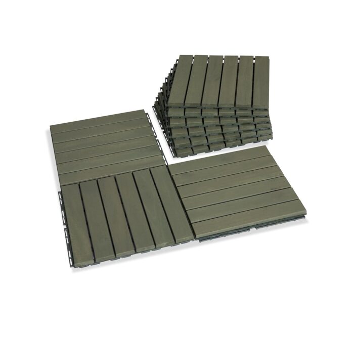 Deck Tiles 6 Slats, VR Logo, 27 Pcs Set