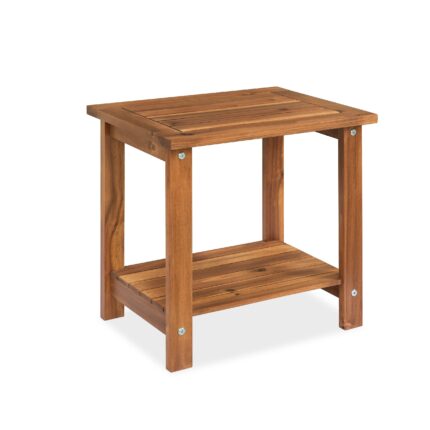 Double Adirondack Side Table Weather-Resistant for Outdoors