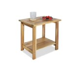 Double Adirondack Side Table Weather-Resistant for Outdoors