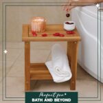 Double Adirondack Side Table Weather-Resistant for Outdoors