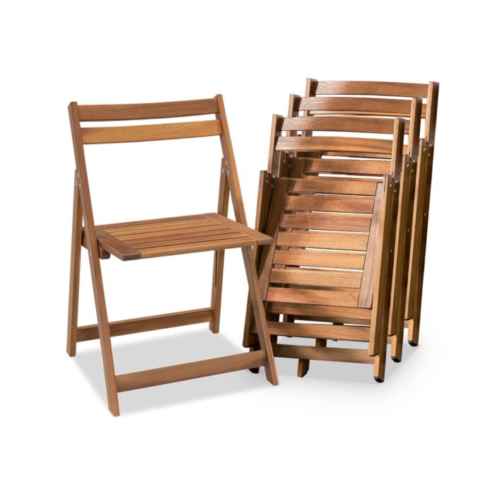 Naro Folding Chair Set of 4 for Seating