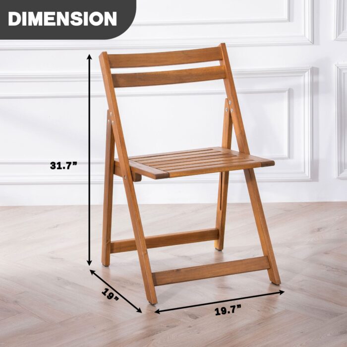 Naro Folding Chair Set of 4 for Seating