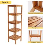 Tier Acacia Wood Corner Shelf Wall Mounted for Home