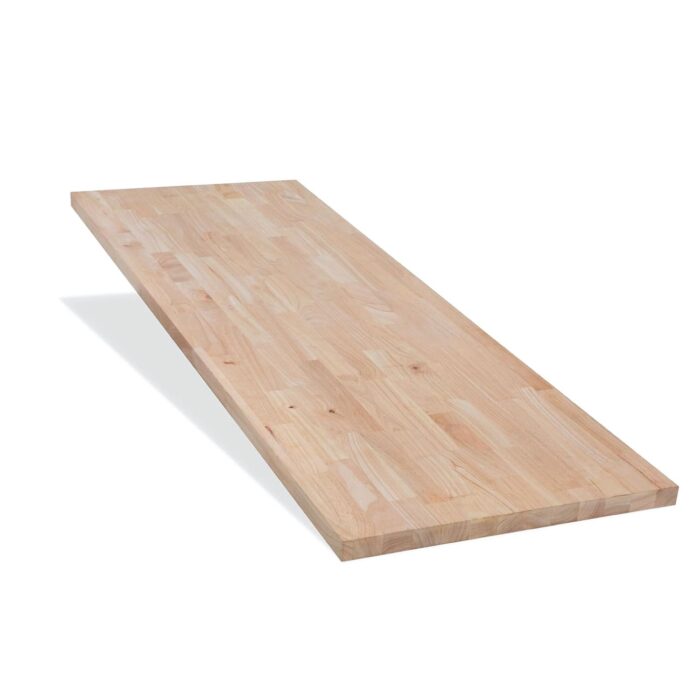 Unfinished Hevea Butcher Block Countertop 4ftx25in