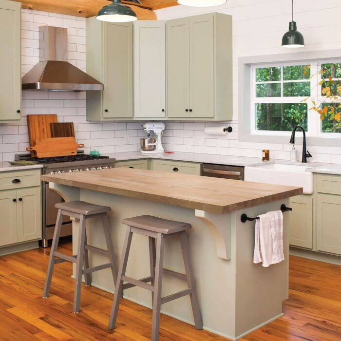 Unfinished Hevea Butcher Block Countertop 4ftx25in