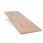 Unfinished Hevea Butcher Block Countertop 6ftx25in