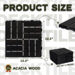 Deck Tiles - 27 Pcs 12 Slats Interlocking - C12