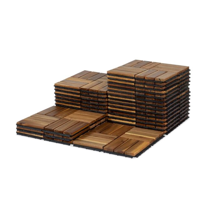 Deck Tiles - 27 Pcs 12 Slats Interlocking - C12