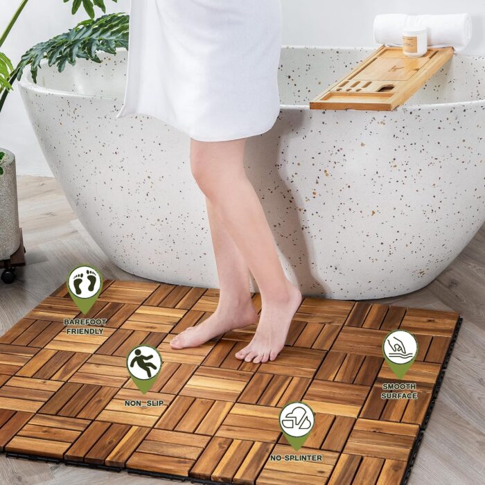 Deck Tiles - 27 Pcs 12 Slats Interlocking - C12