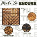 Deck Tiles - 27 Pcs 12 Slats Interlocking - C12