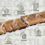 Deck Tiles - 27 Pcs 12 Slats Interlocking - C12