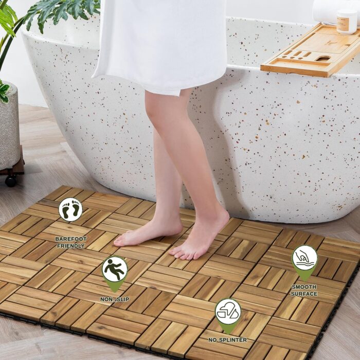 Deck Tiles - 27 Pcs 12 Slats Interlocking - C12