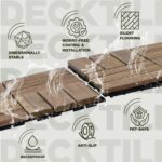 Deck Tiles - 27 Pcs 12 Slats Interlocking - C12