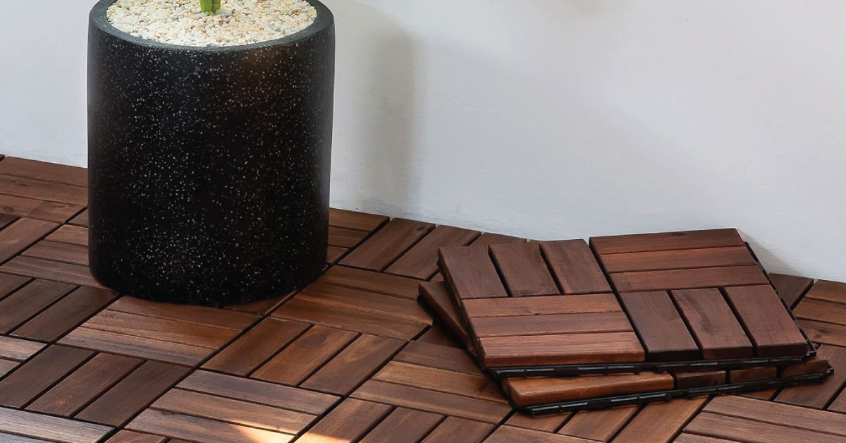 Deck Tiles - 27 Pcs 12 Slats Interlocking - C12