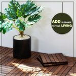 Flooring Interlocking Deck Tiles 27 PCS 6 Slats - C12