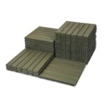 Flooring Interlocking Deck Tiles 27 PCS 6 Slats - C12