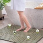 Flooring Interlocking Deck Tiles 27 PCS 6 Slats - C12