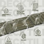 Flooring Interlocking Deck Tiles 27 PCS 6 Slats - C12