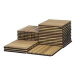Flooring Interlocking Deck Tiles 27 PCS 6 Slats - C12