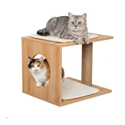 Cat Scratcher and Tree – Durable Scratching Post & Activity Tree for Healthy Cats