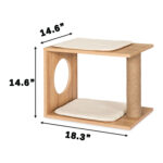 Cat Scratcher and Tree – Durable Scratching Post & Activity Tree for Healthy Cats