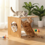 Cat Scratcher and Tree – Durable Scratching Post & Activity Tree for Healthy Cats