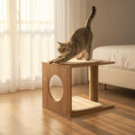 Cat Scratcher and Tree – Durable Scratching Post & Activity Tree for Healthy Cats