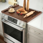 Noodle Board Stove Cover – Stylish Wooden Stove Top Cover & Kitchen Organizer