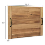 Noodle Board Stove Cover – Stylish Wooden Stove Top Cover & Kitchen Organizer