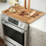 Noodle Board Stove Cover – Stylish Wooden Stove Top Cover & Kitchen Organizer
